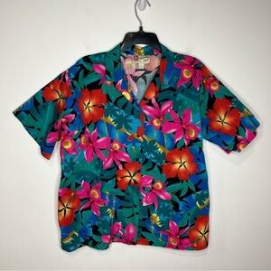 Hilo Hattie The Hawaiian Original button down shirt size large